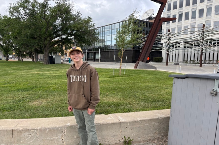 Kane Osmar said he enjoys building model sets and playing golf with his dad.