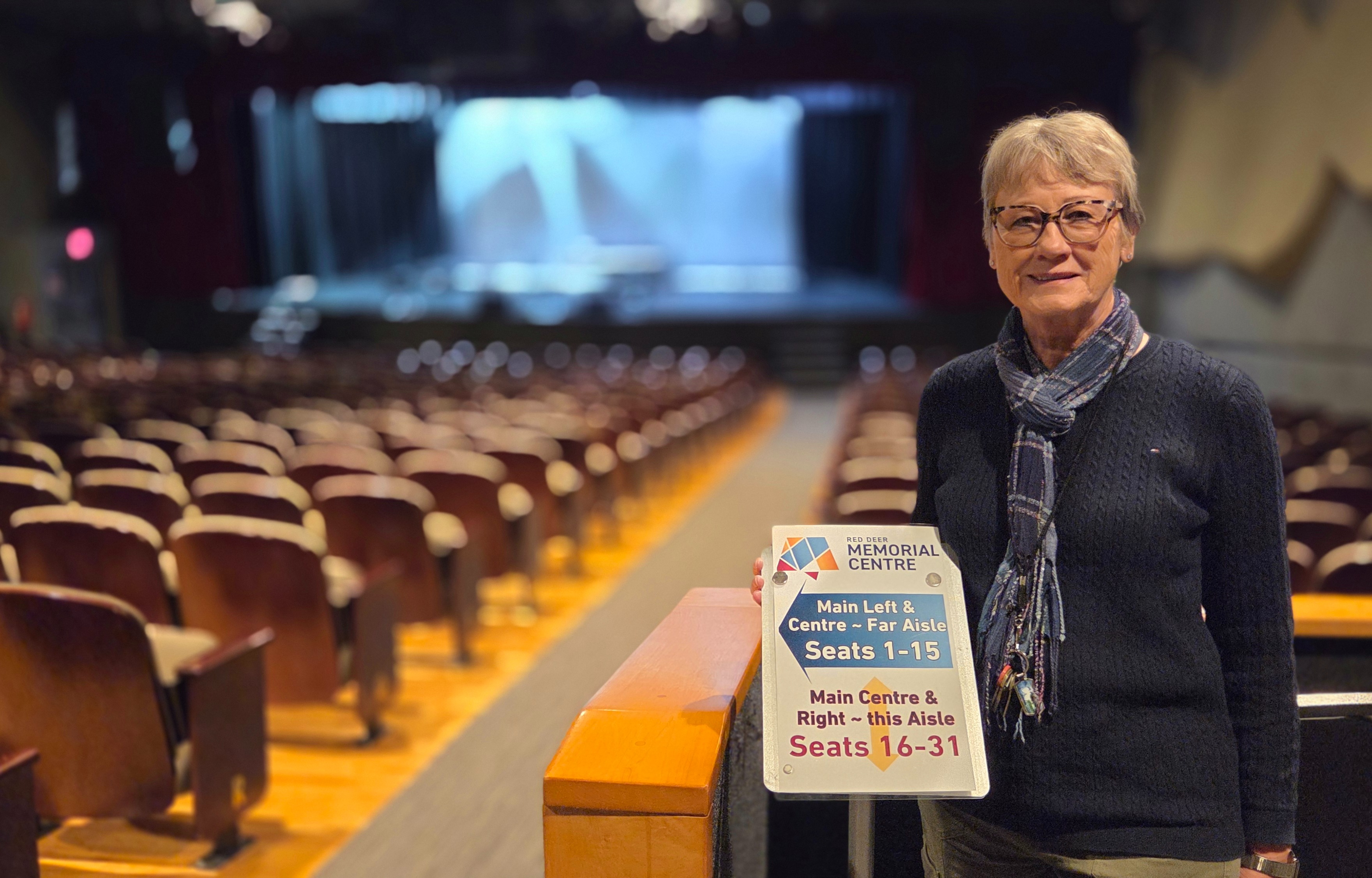 Wanda Bornn, treasurer with the Central Alberta Theatre Society.