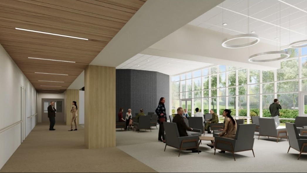 A rendering of a day program space.