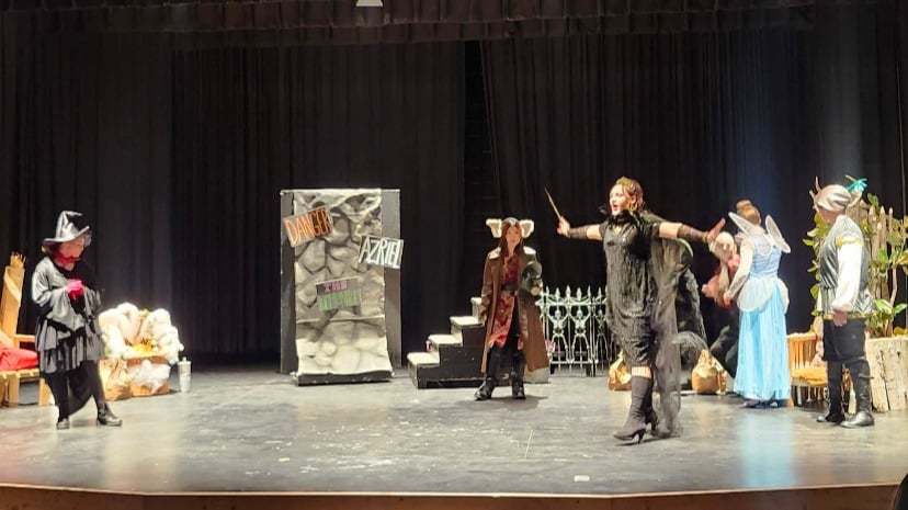 CHS students performing this year's play.