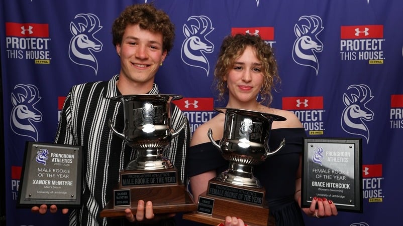 Left to right: Xander McIntyre and Grace Hitchcock.