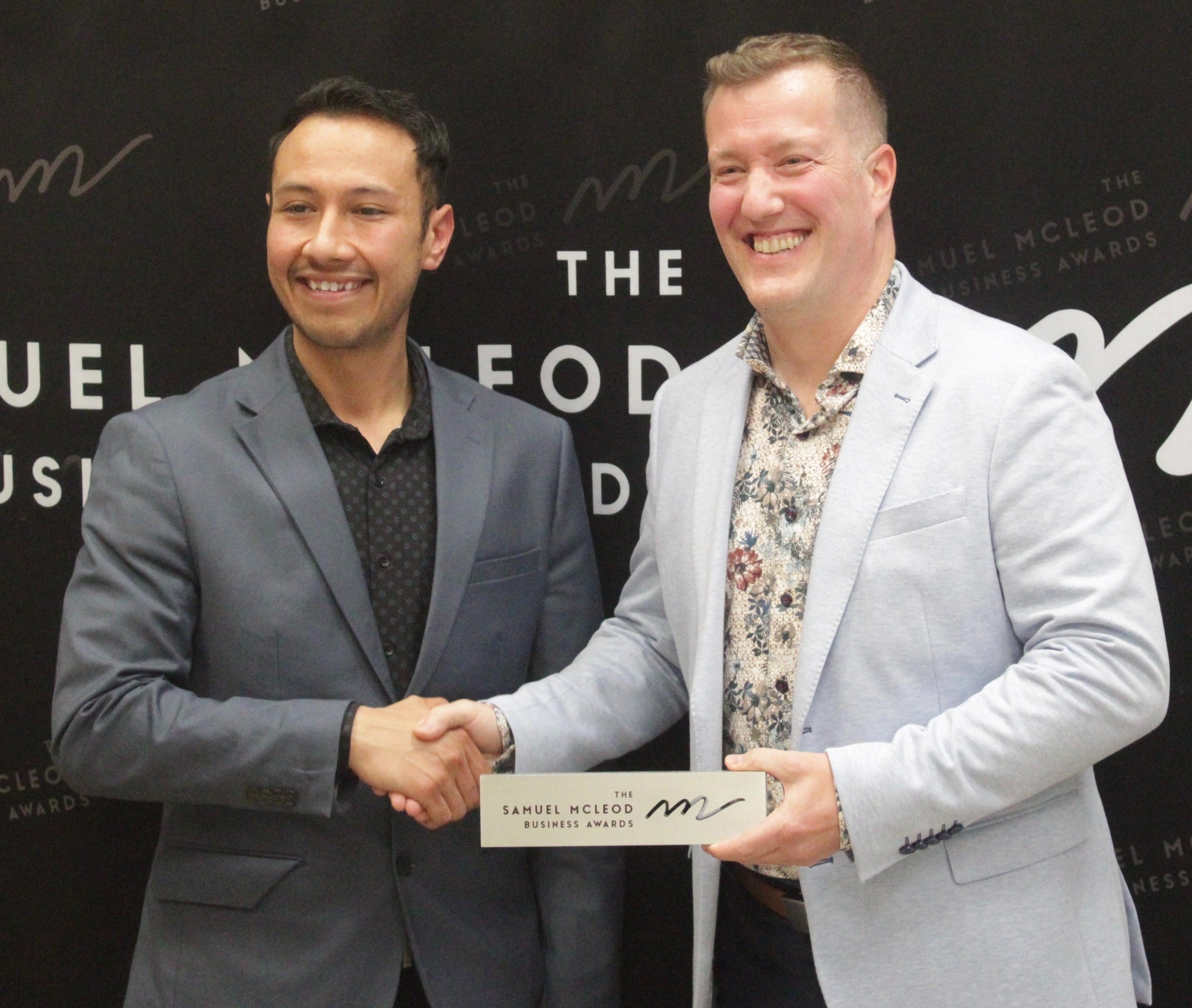 Optek Solutions won the Indigenous Business Award, which was sponsored by Northern Lights Casino.