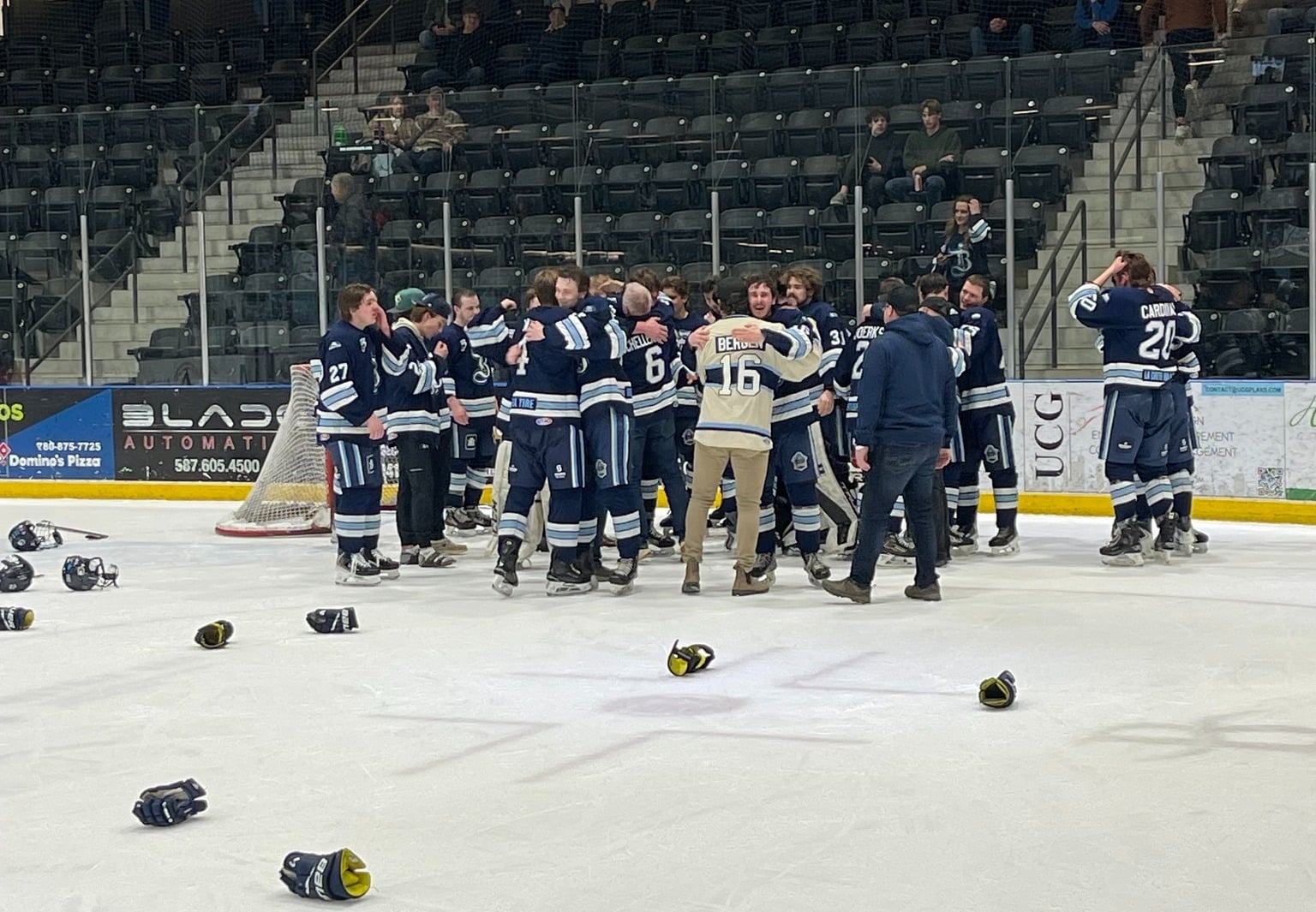 La Crete Lumber Barons win 2026 Alberta Junior B Hockey Provincials on April 5, 2026, in Lloydminster.