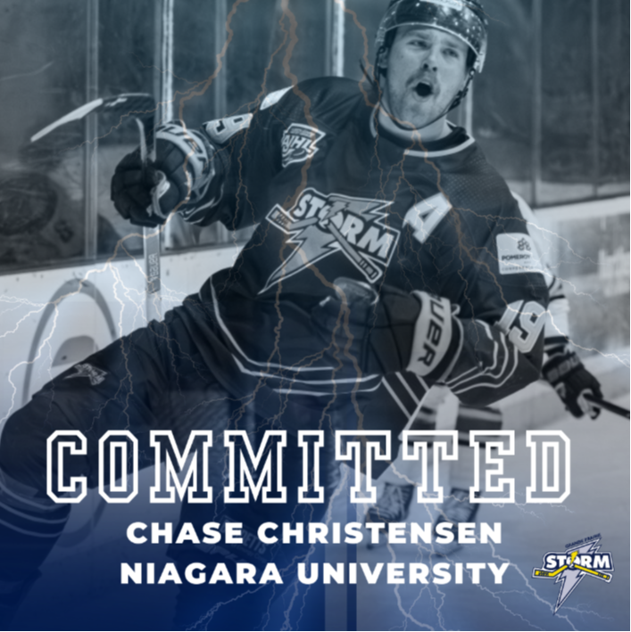 Chase Christensen commits to Niagara University - GP Storm