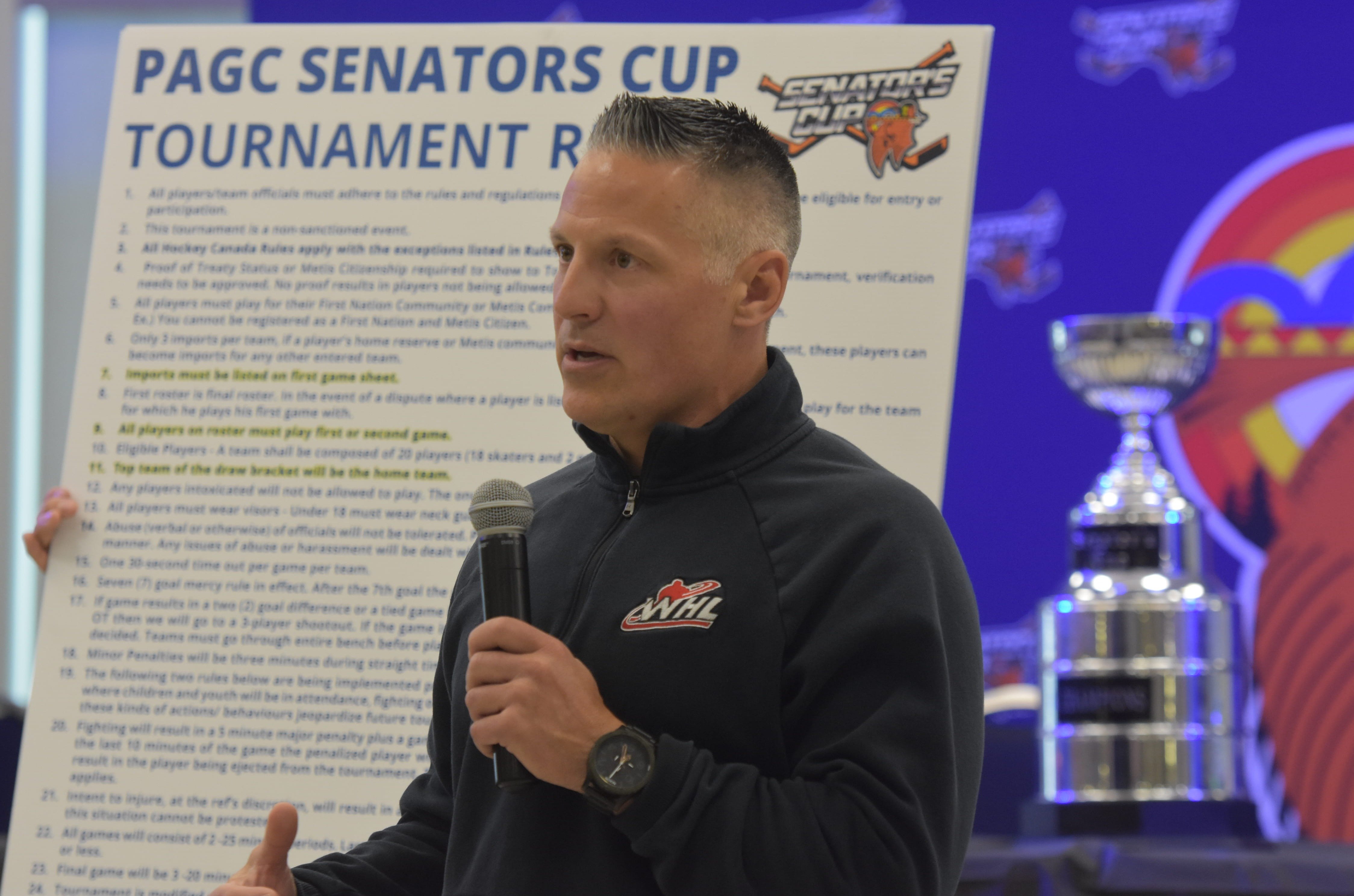 Longtime WHL referee Troy Semenchuk elaborates on some of the rules ahead of the PAGC Senators Cup.