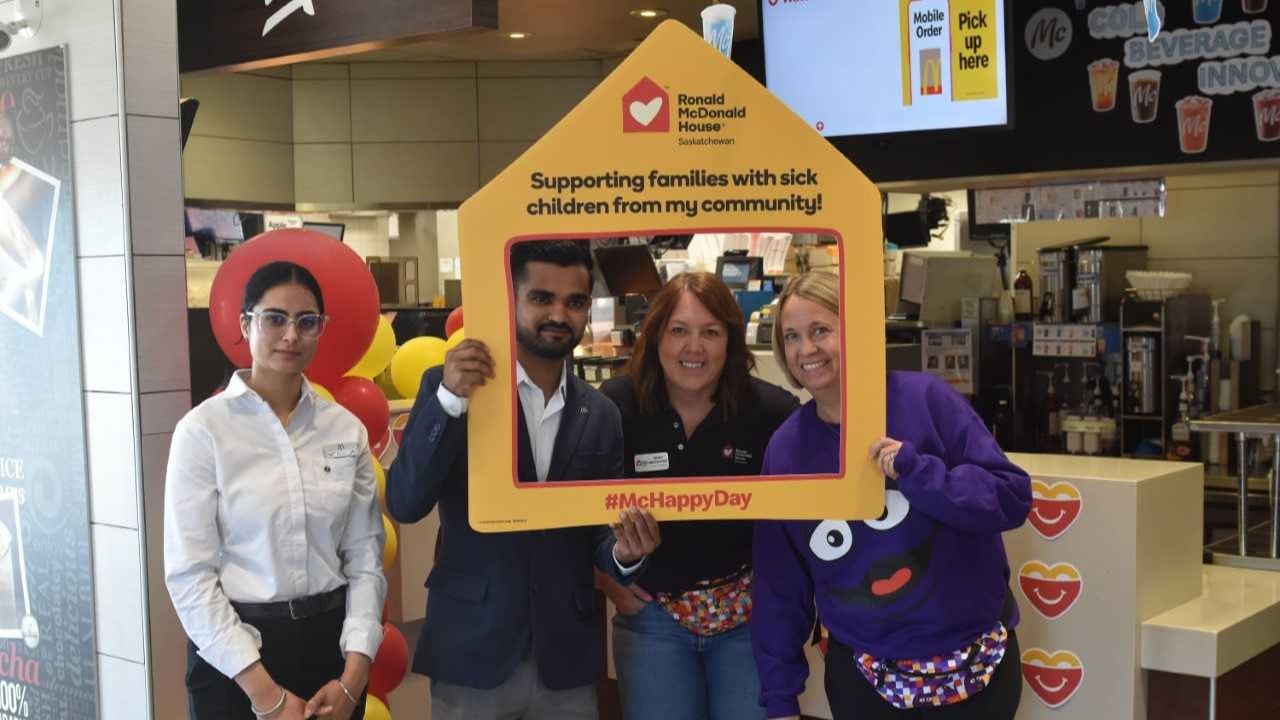 This year's McHappy Day in Prince Albert.
