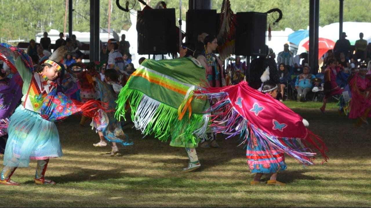 Last year's powwow on Flying Dust First Nation.
