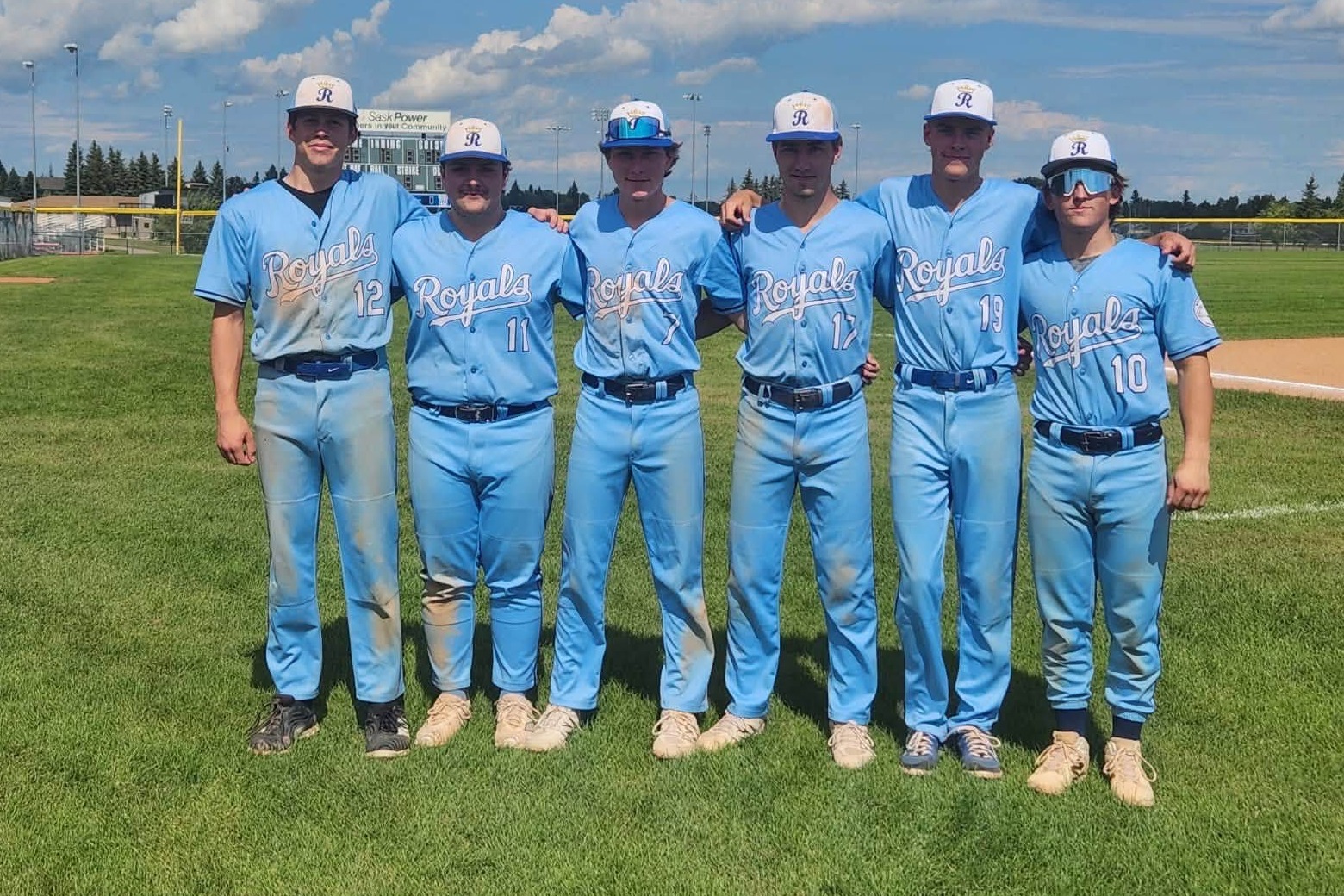 The graduating Royals from the 18U program.