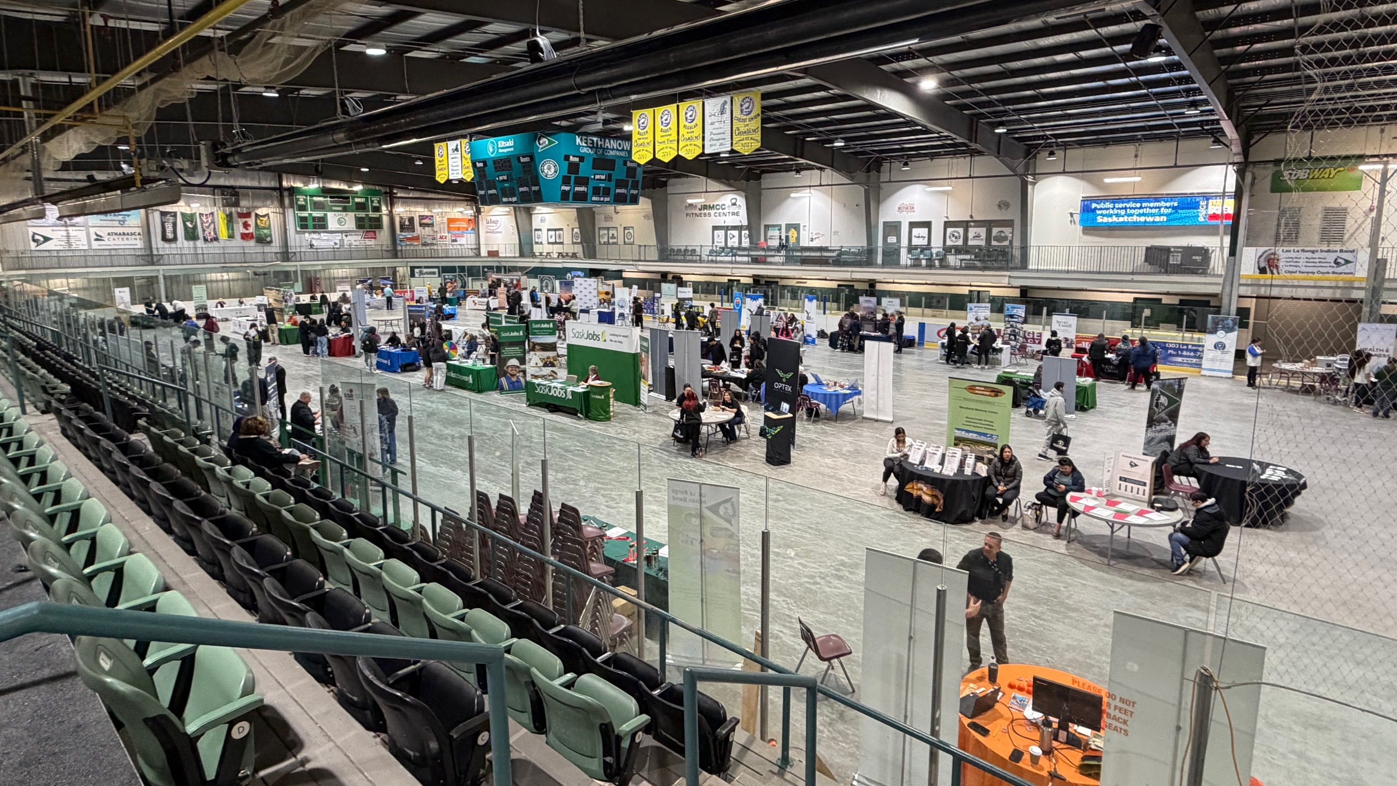 A career fair is being held in conjunction with the major conference.