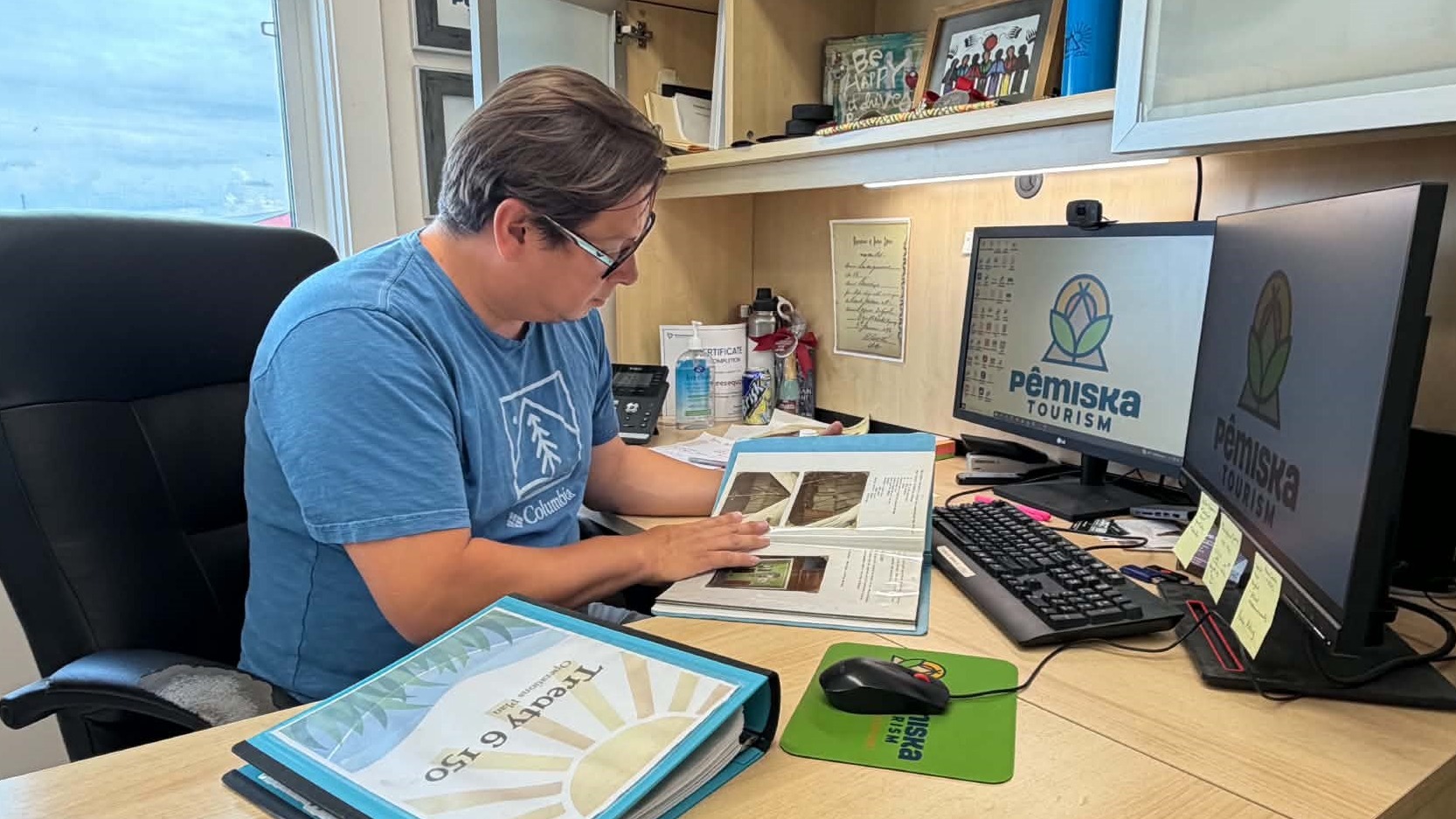 Kevin Seesequasis has been very busy in recent months planning for the upcoming events.
