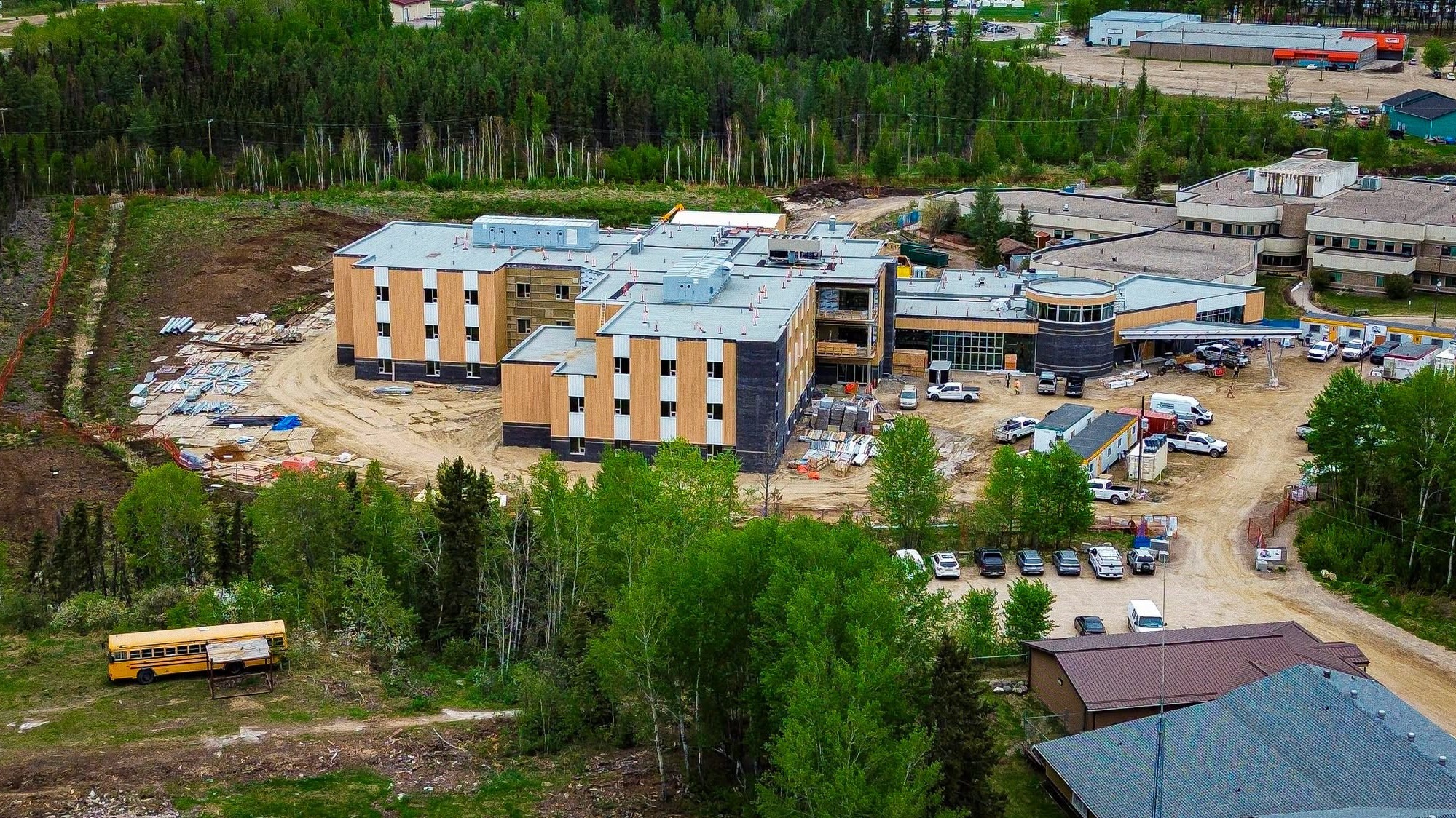 Construction on the facility reached 75 per cent completion this month.