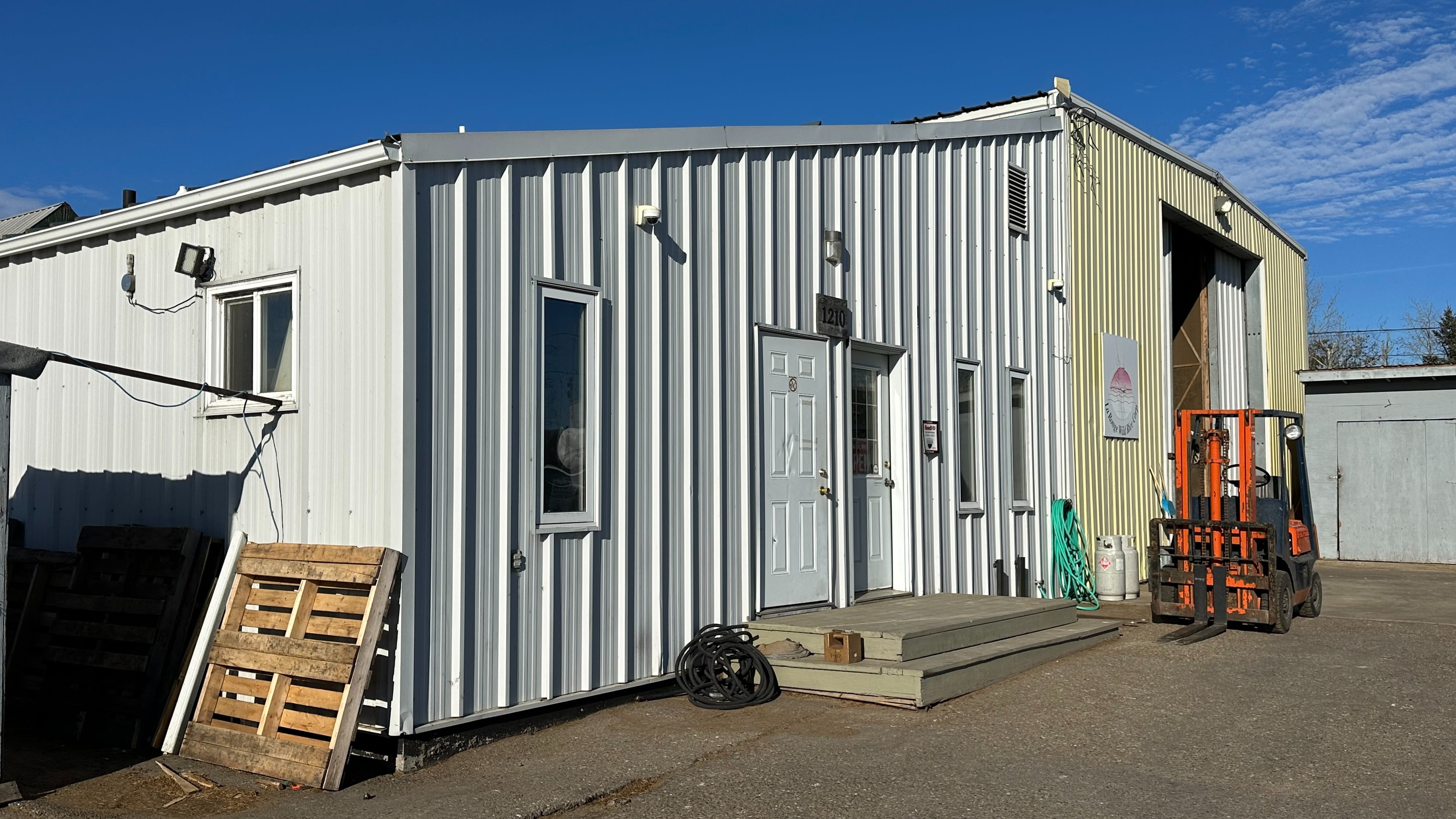 The La Ronge Wild Rice Corporation's processing plant. larongeNOW was unable to photograph inside the facility.