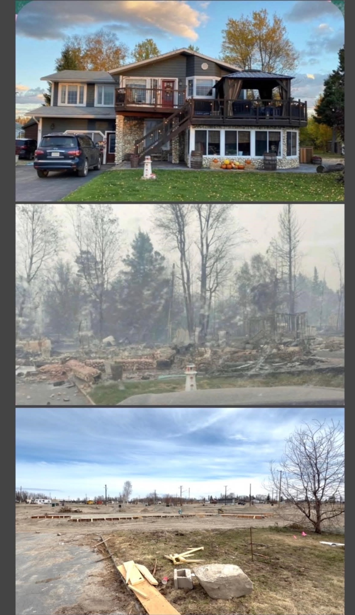 Rhonda Werbicki and her family are in the process of rebuilding their home.