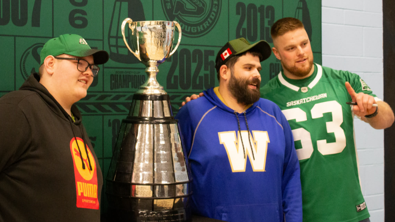 From left: Ayden, Brenden, and Logan Ferland.