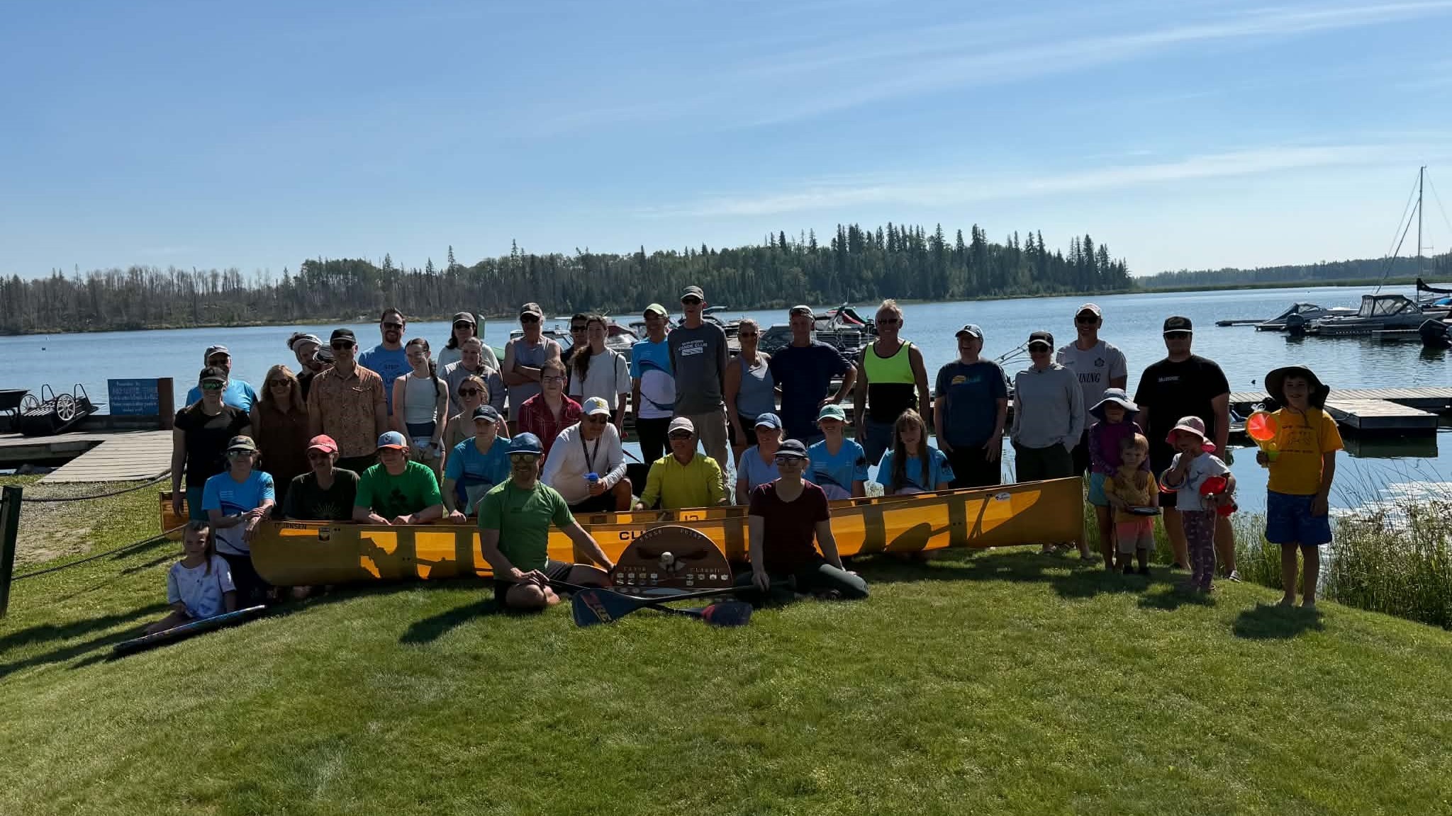 Participants and volunteers of the Eagle Point Classic.