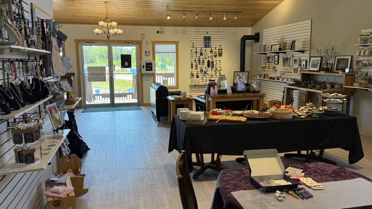 The visitor centre includes a wide range of products made by local artisans.