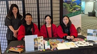 Nikka Yuko info booth.