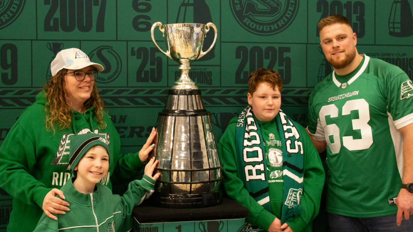 From left: Jackie, Arwin, Rogan, and Logan Ferland.