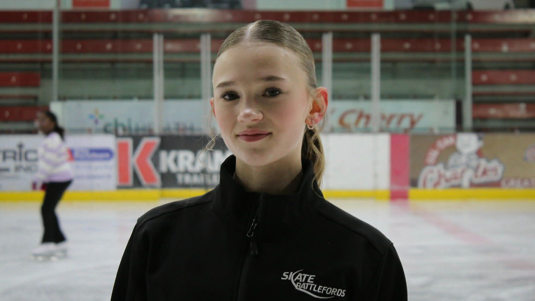 Keri Sevick, figure skater with Skate Battlefords.