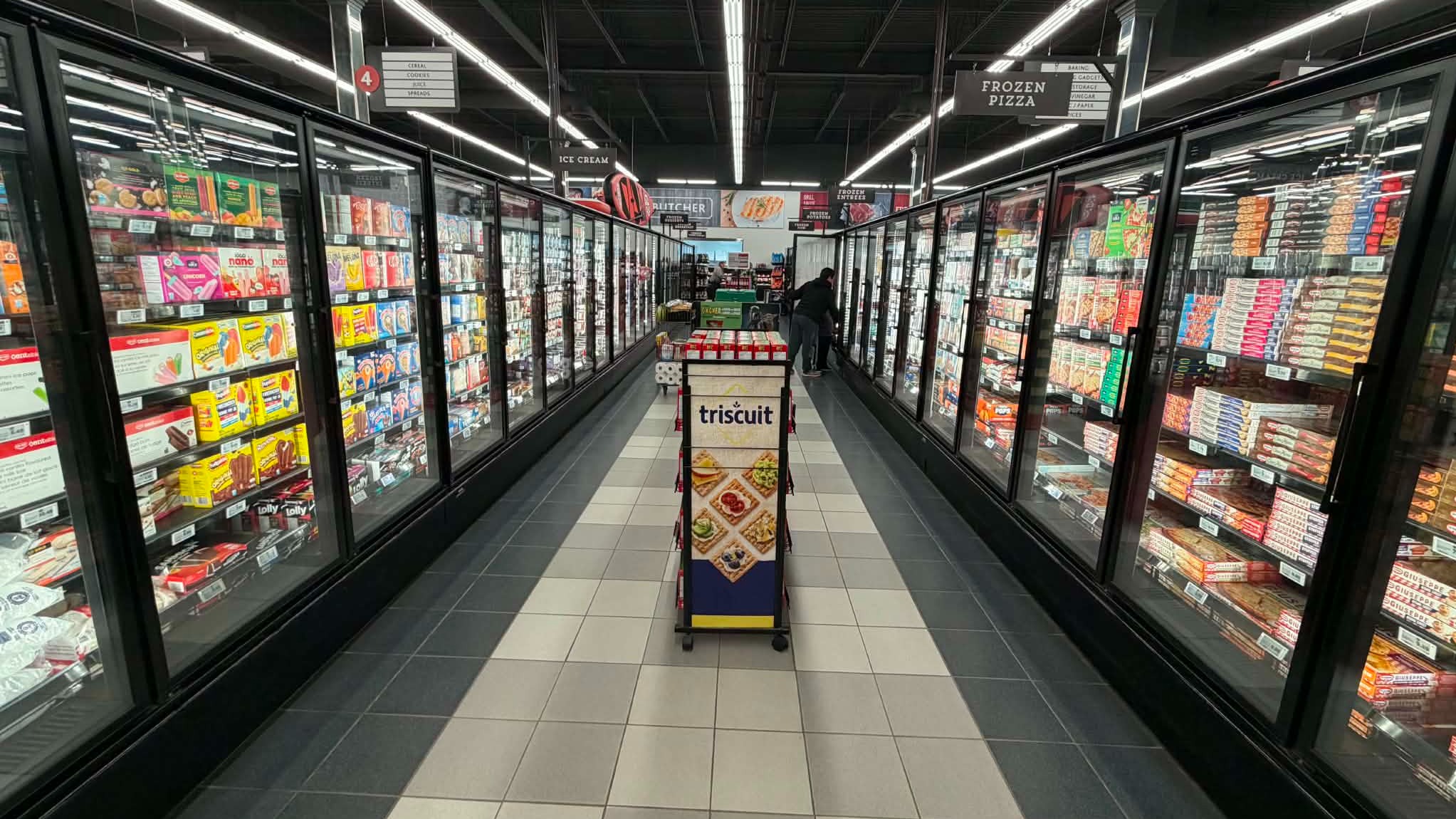 New refrigeration units were installed as part of the renovations.