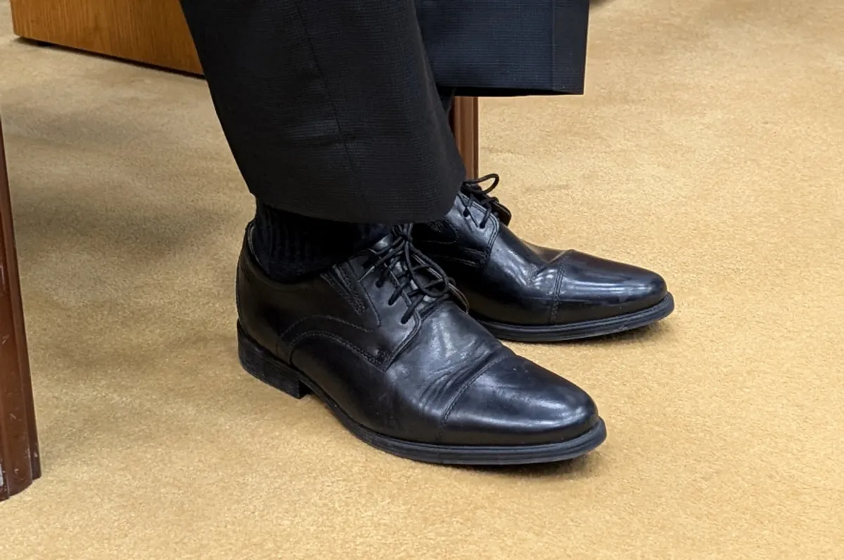 Finance Minister Jim Reiter’s budget shoes for 2026-27 are the same as 2025-26, just with a little protecting spray added. Mar . 17, 2026