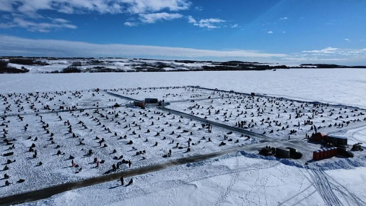 Murray Lake Ice Fishing Derby.