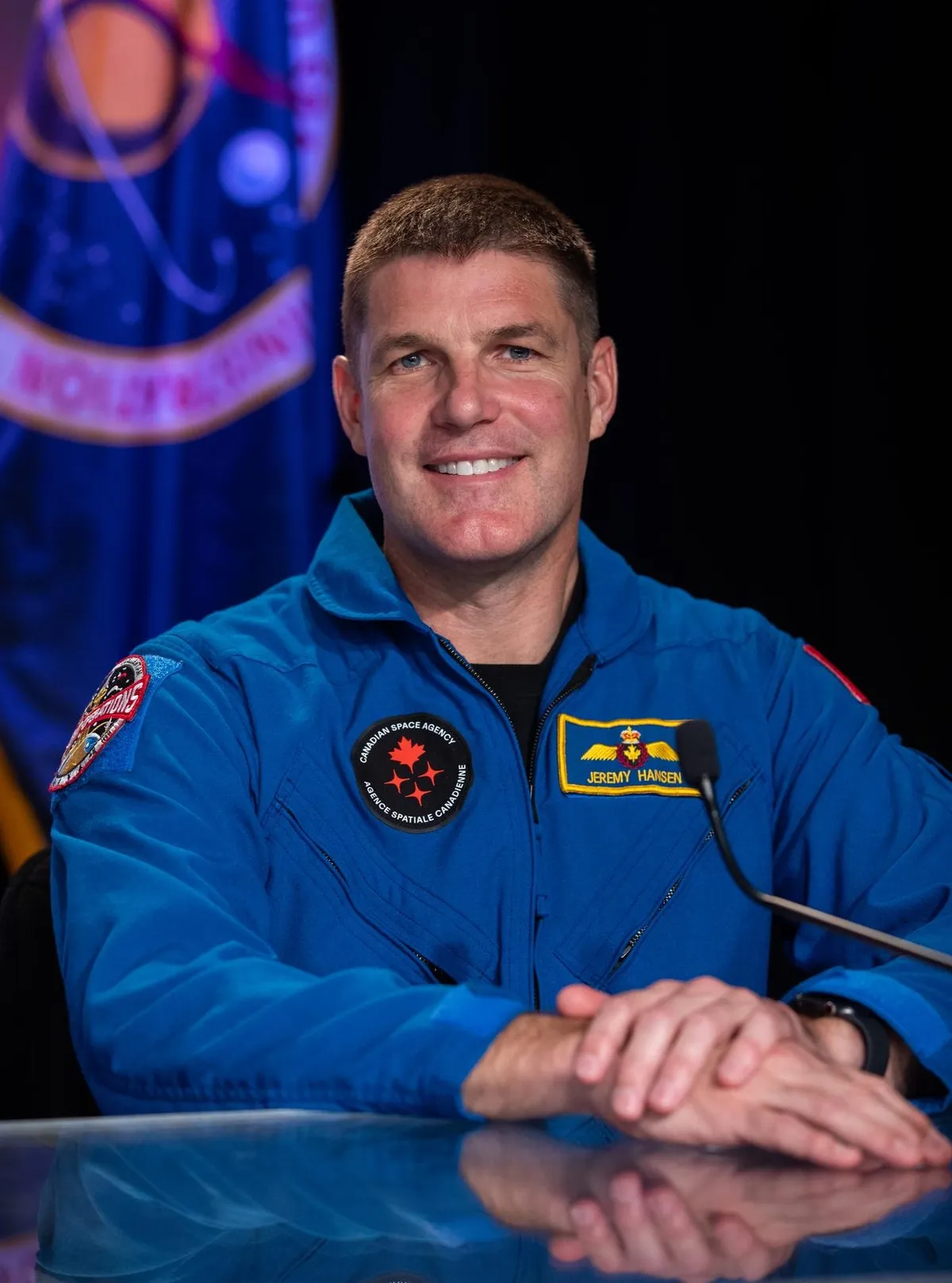 Canadian astronaut and mission specialist Jeremy Hansen.