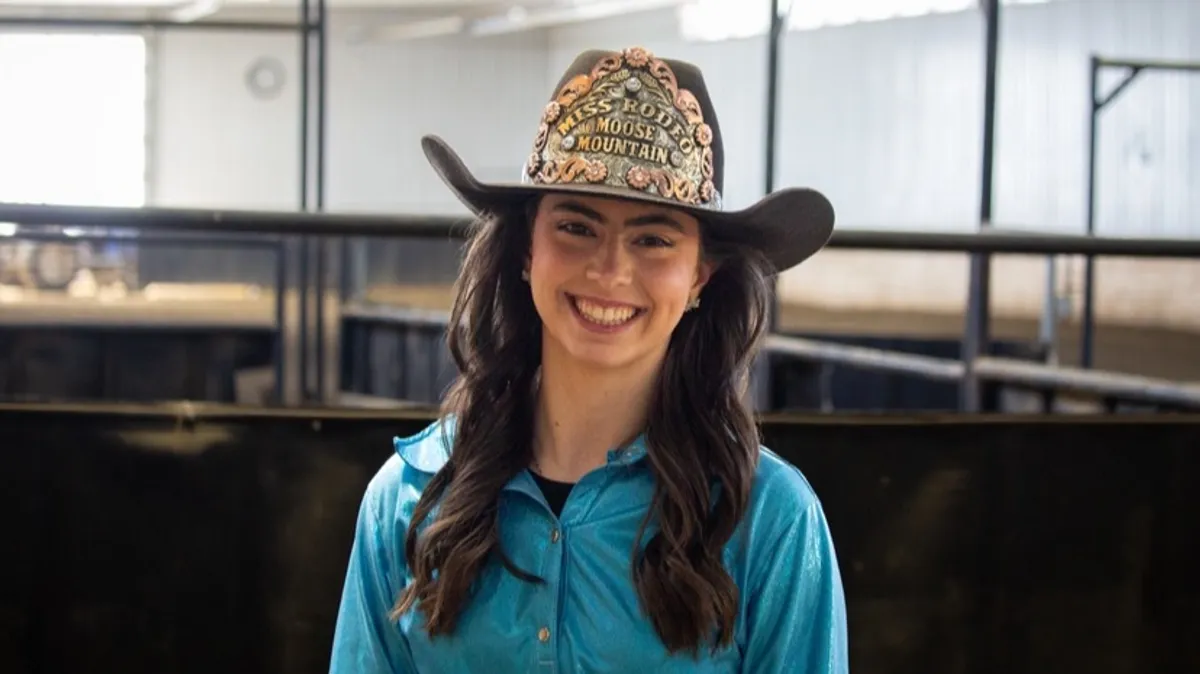 Grace Pain, Miss Rodeo Moose Mountain.