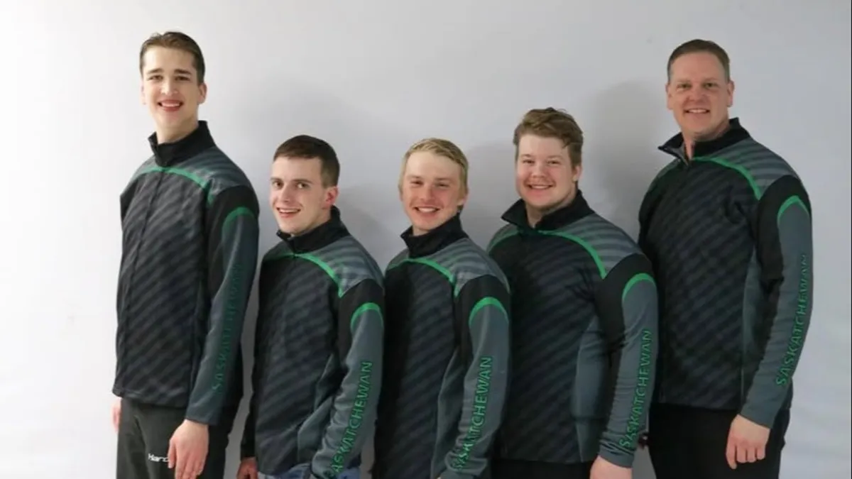 Team Robinson, Joshua Kirilenko is pictured second from the right.