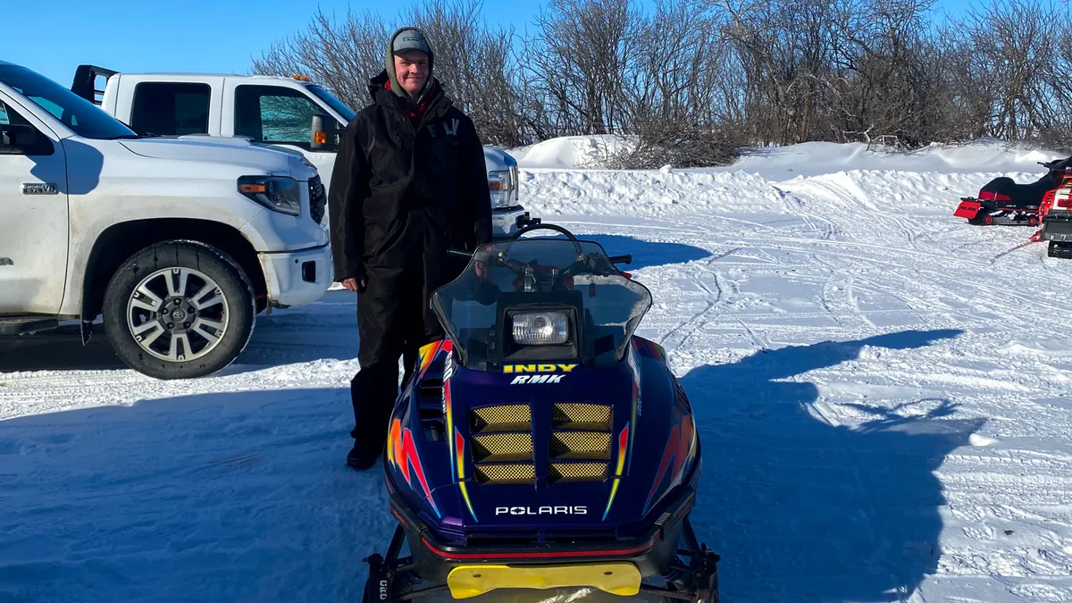 Braden Hoiseth with his 1998 Flairstorm K600.
