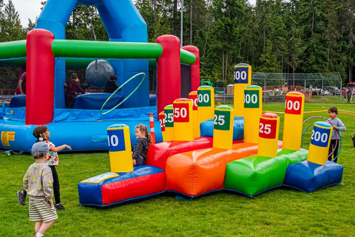 Bouncy castles and many more kids' activities will be set up as part of Family Day on Sunday, May 31 in Qualicum Beach.