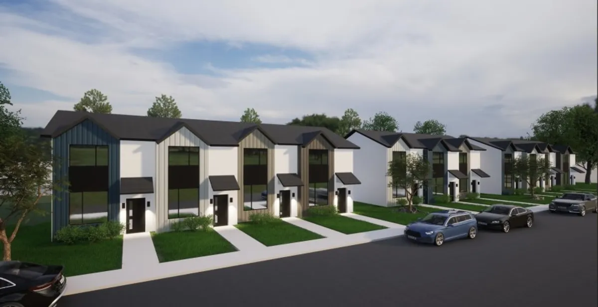 A depiction of what the townhouses could look like.