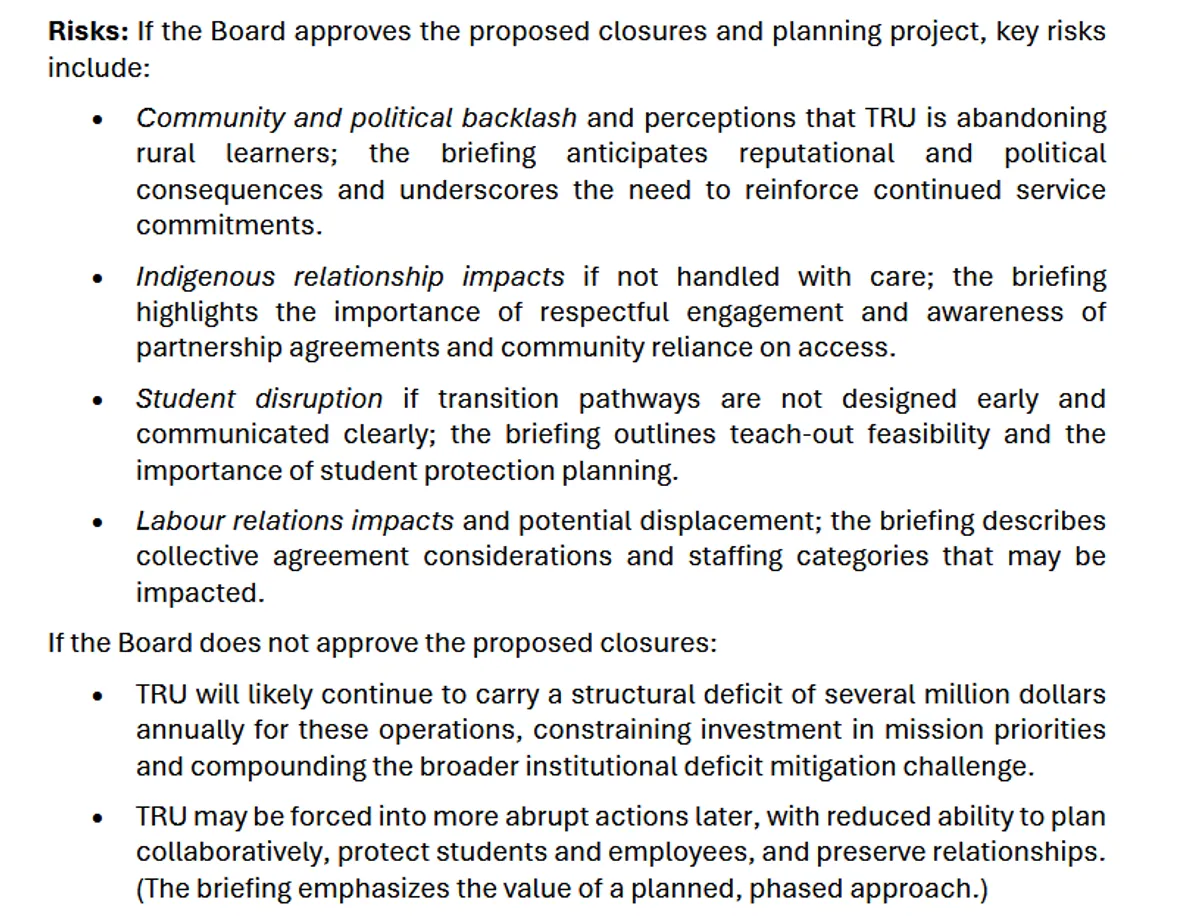 From the Board of Governors Agenda