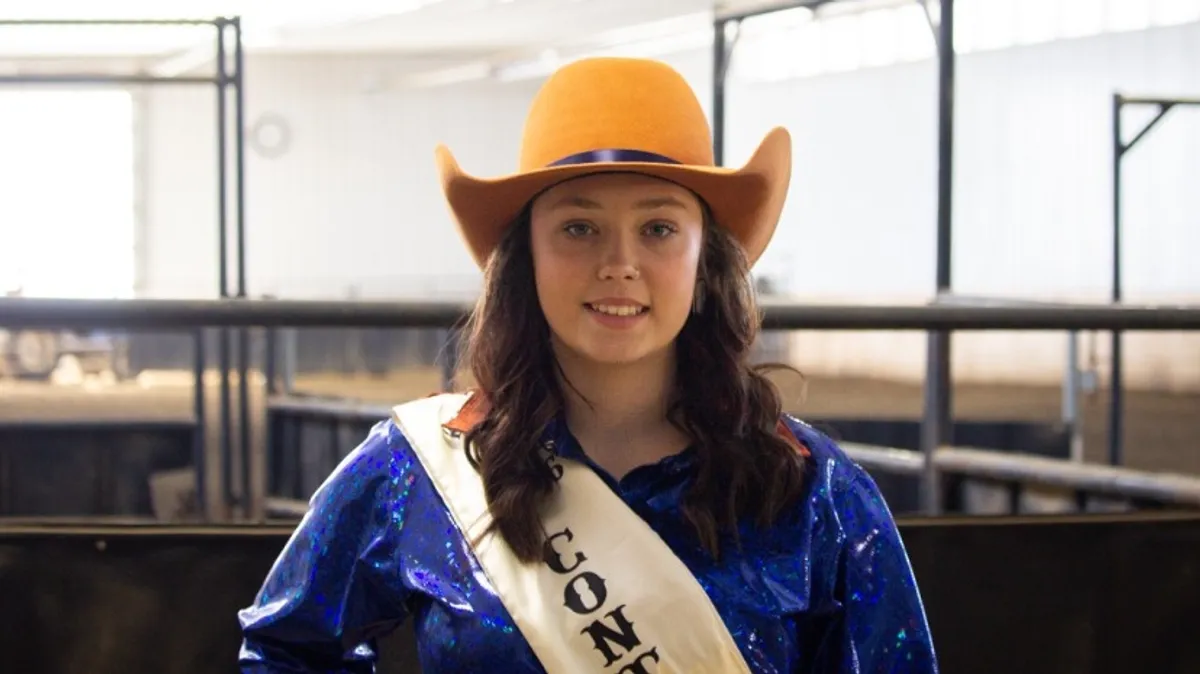 Keira Gerstenhofer, North Battleford Kinsmen Rodeo Queen contestant.