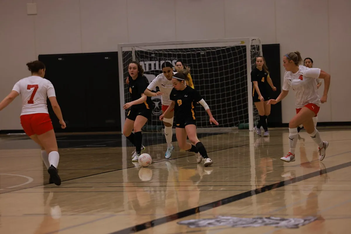 The Medicine Hat College Rattlers women's futsal team lost in the bronze medal game to the SAIT Trojans at the ACAC Championship tournament.
