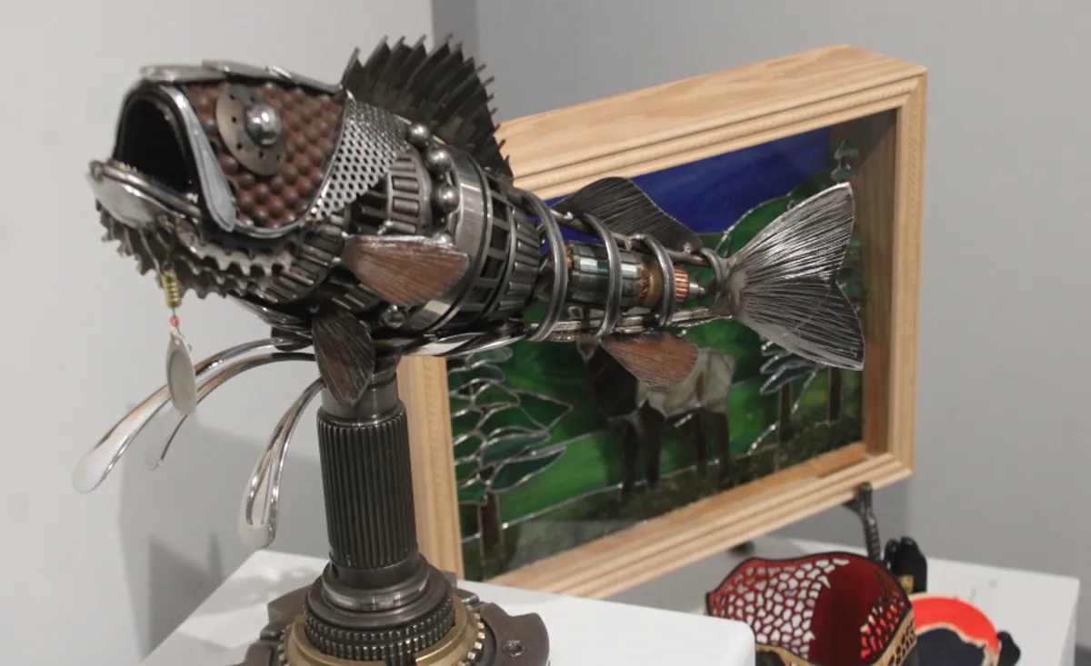 One might say there is something fishy about this piece.