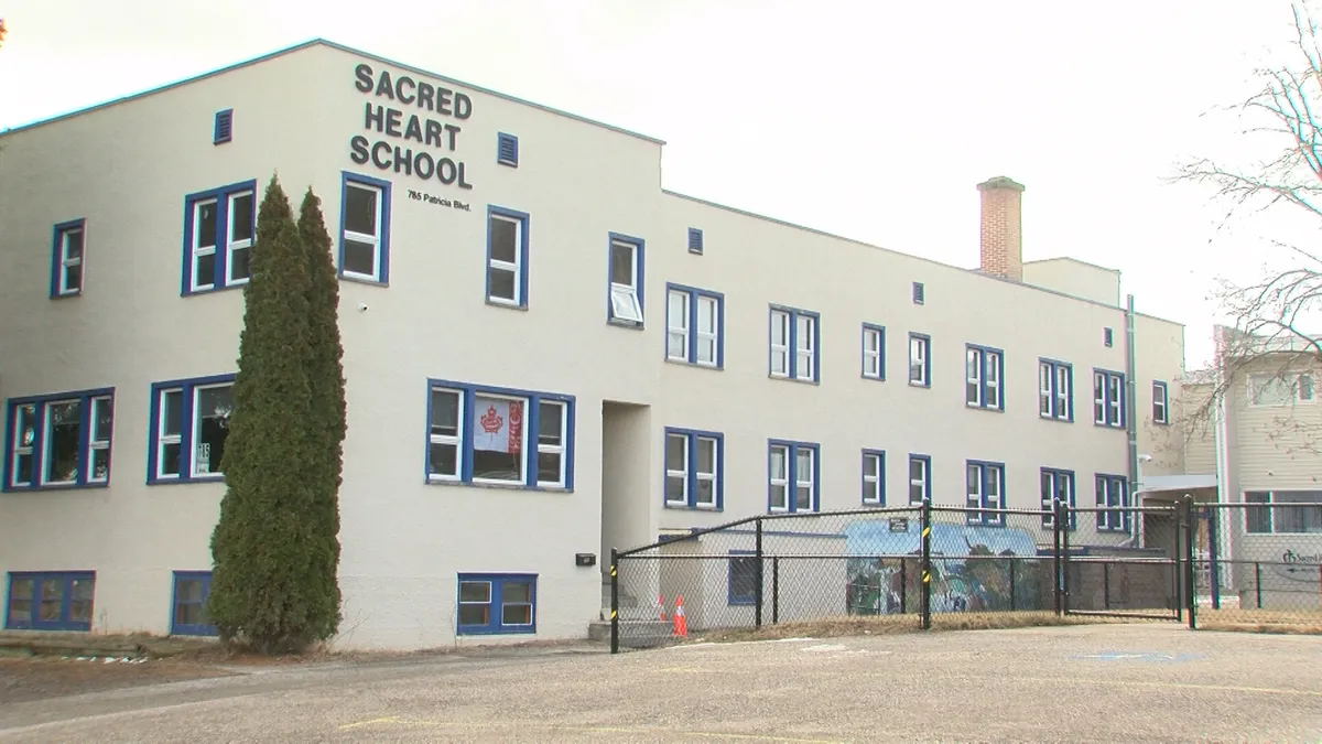 Sacred Heart School in Prince George, B.C.