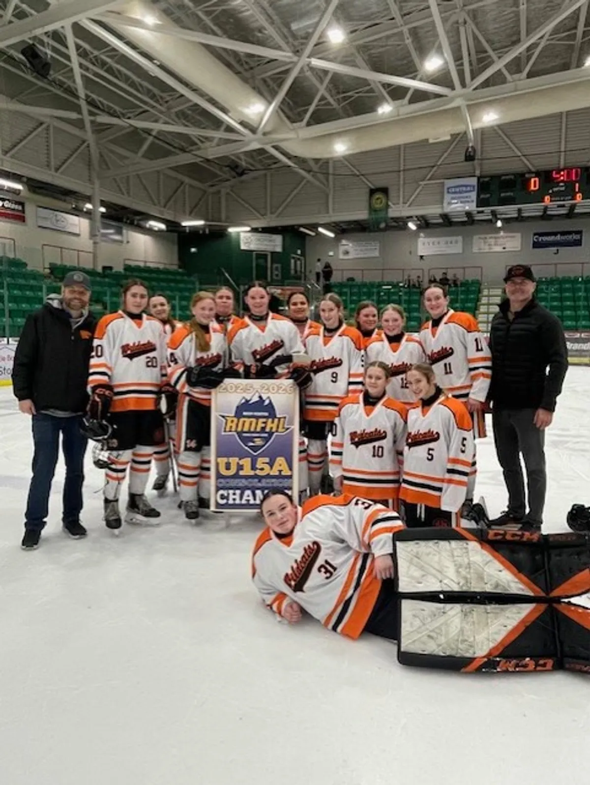 The Medicine Hat Wildcats have won the U15 A Consolation banner in the RMFHL.