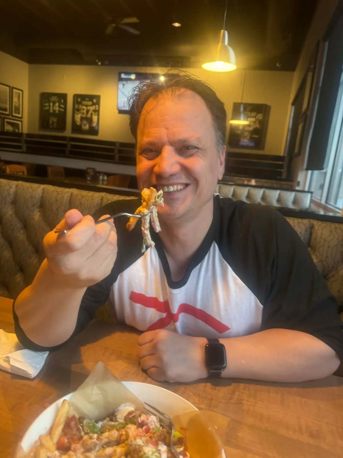 Reporter Nigel Maxwell said his favourite so far has been the Chicken Bacon Ranch Poutine from Boston Pizza Prince Albert.