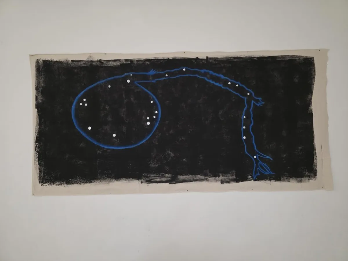 sîsîkwan, Cree for the Rattle, a constellation known to Indigenous people of North America.