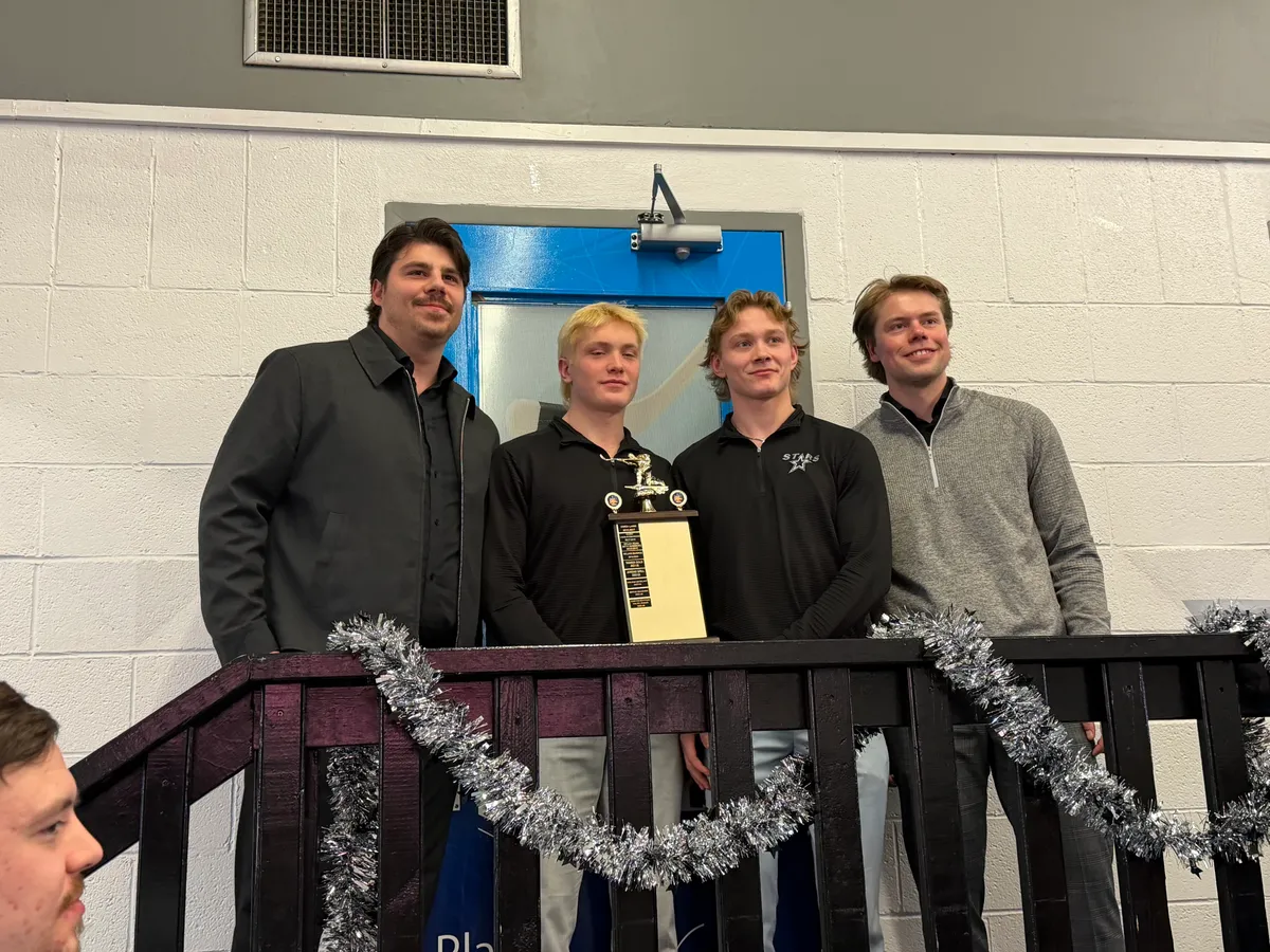 Kaleb Dewar and Easton Woytiuk received the Most Improved Player award.