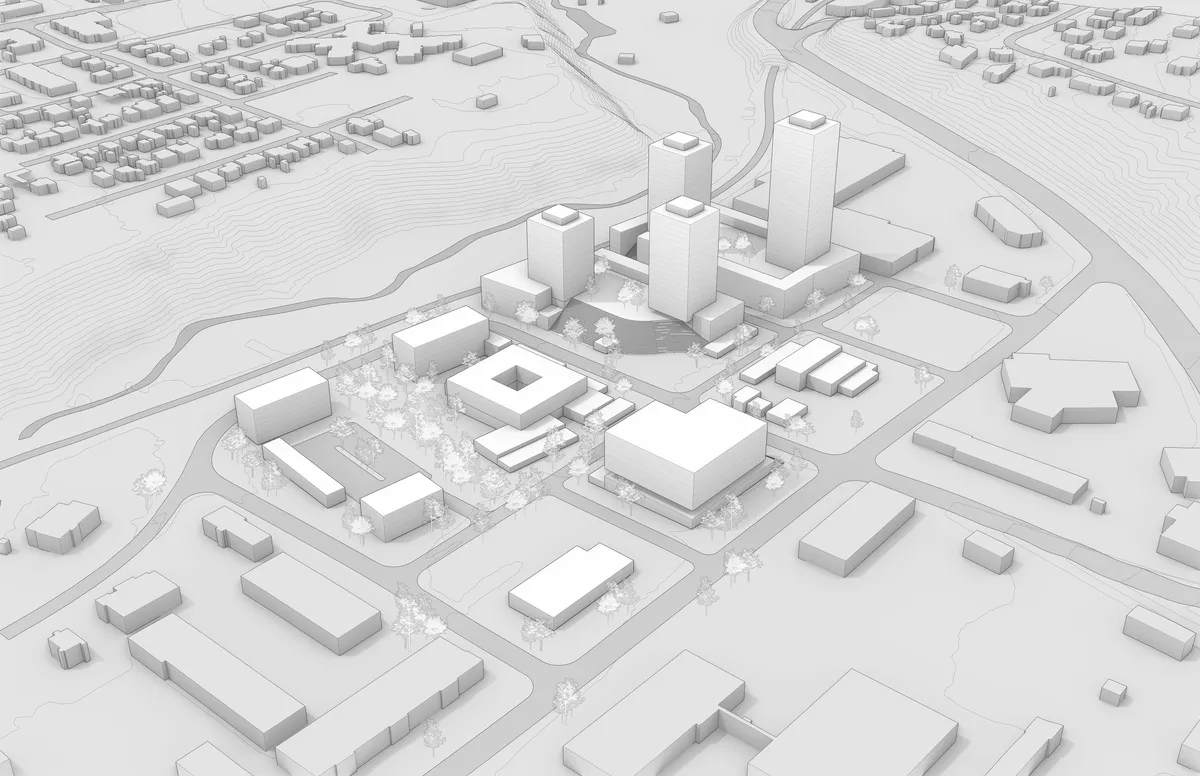 The proposed Via District development