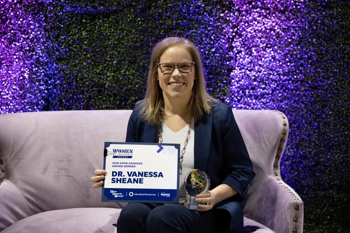 Dr. Vanessa Sheane, winner of 2026 Women of Influence Game Changer Award.