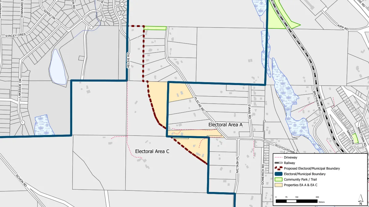 Properties currently in a jutted-out section of Area C would be reallocated to Area A under the proposed and widely supported boundary change.
